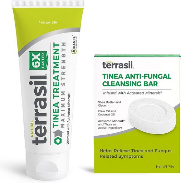 Terrasil Quickly kills Tinea Versicolor