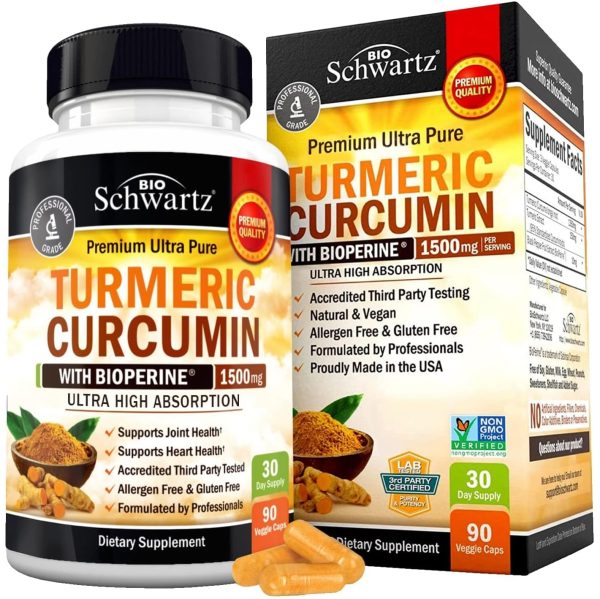 Turmeric Curcumin with BioPerine 1500mg