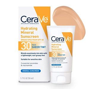 CeraVe Tinted Sunscreen with SPF 30