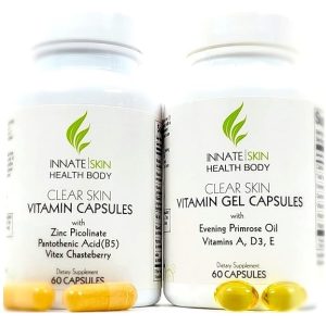 Clear Skin Acne Vitamins Supplements