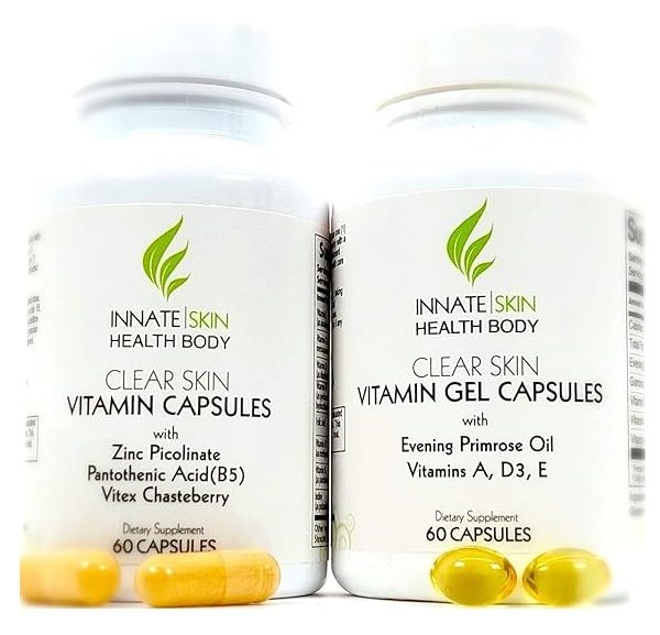 Clear Skin Acne Vitamins Supplements