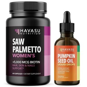 Saw Palmetto Biotin Capsules Support Skin & Nail Care