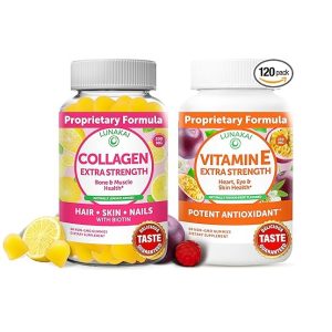 Collagen and Vitamin E Gummies Anti-Aging Supplements