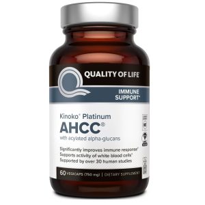 Kinoko Platinum AHCC 750 mg - Immune Supplement - Quality of Life